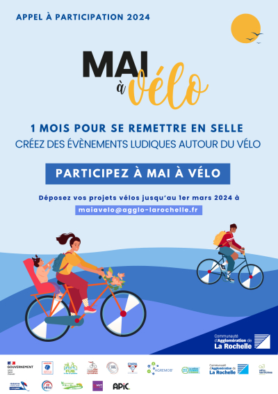 Edition 2024 de "Mai à vélo" : appel à participation !