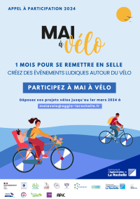 Edition 2024 de &quot;Mai à vélo&quot; : appel à participation !