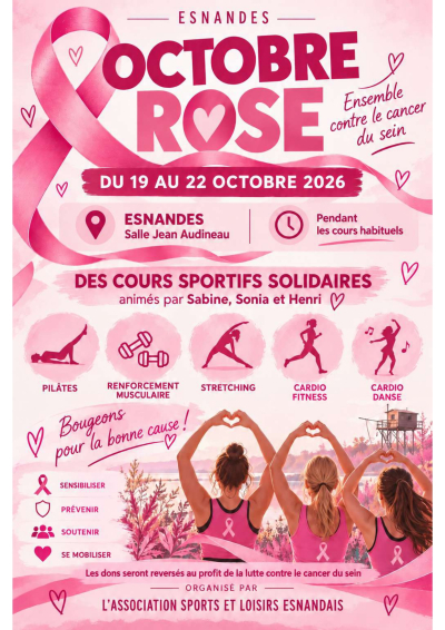 OCTOBRE ROSE &Agrave; ESNANDES