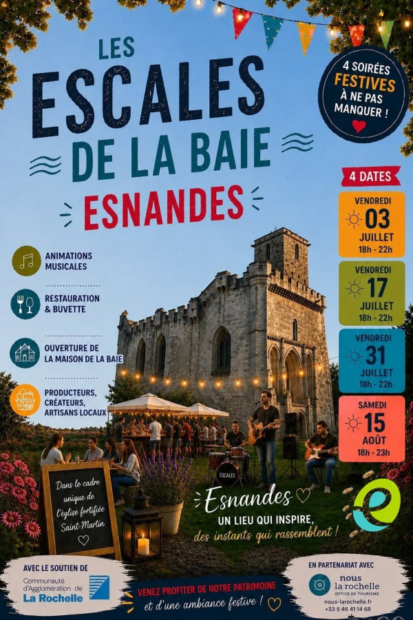 Premi&egrave;re &eacute;dition des Escales de la Baie