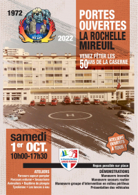 50ème anniversaire de la caserne de la Rochelle-Mireuil,